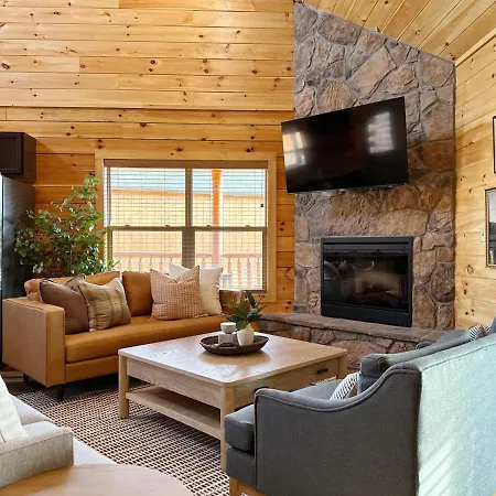 Modern Cabin W Indoor Pool Mtn View Game Room Pigeon Forge Exterior foto