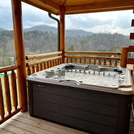 Modern Cabin W Indoor Pool Mtn View Game Room Pigeon Forge Exterior foto